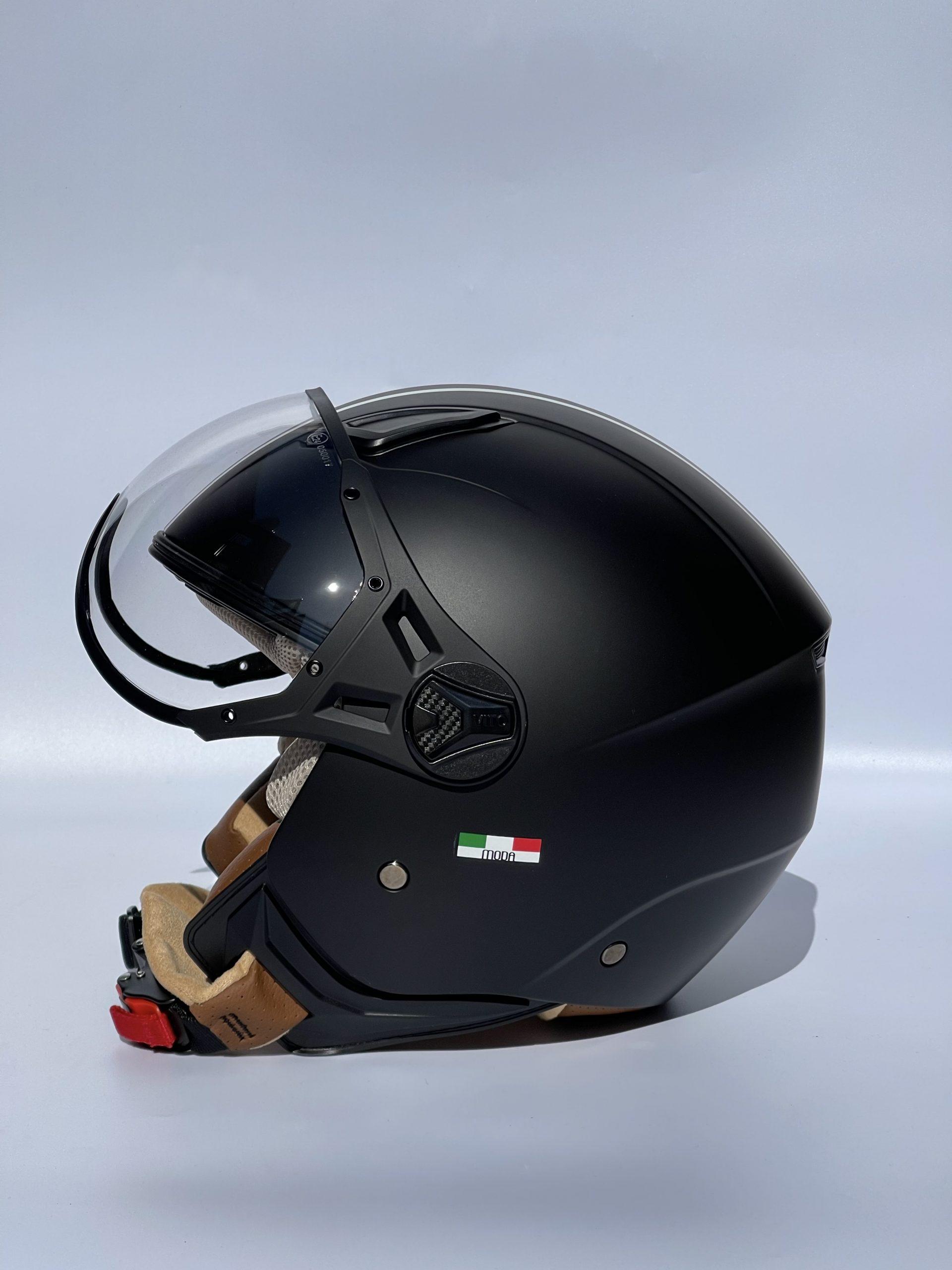 VITO moda jet helmet Matt black