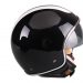 VITO special Jet helmet Shiny Black