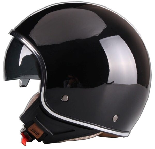 VITO Special Jethelm Shiny Black - Afbeelding 2
