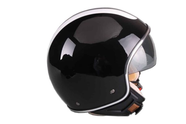 VITO Special Jethelm Shiny Black - Afbeelding 5