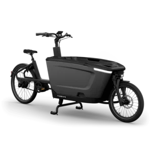 tenways-cargoone-midnight-black-vooraanzicht – Tenways Cargo One Midnight Black met ruime laadbak