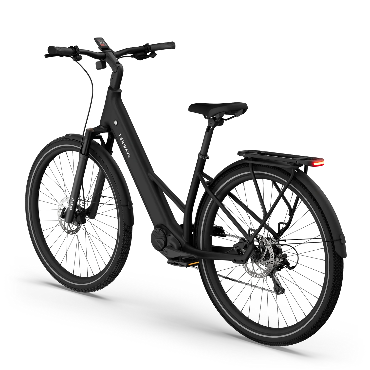tenways-agoair-midnight-black-motor – 80 Nm middenmotor voor krachtige ondersteuning