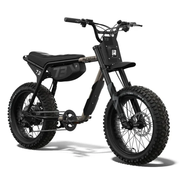 SUPER73-Z Adventure Core Sandstorm elektrische fatbike, 480Wh, 25 km/u, 8-speed, hydraulische remmen, voorvering, GRZLY 4.5”/5”