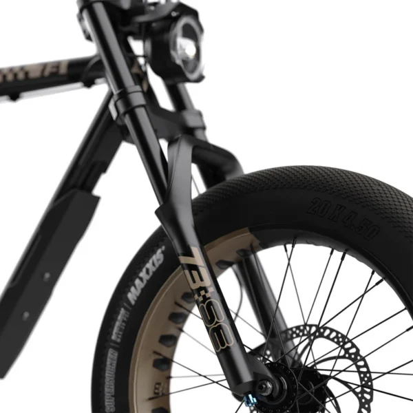 SUPER73 ZX SE Bandit elektrische fatbike, 720Wh, 25 km/u, 8-speed, voorvering, hydraulische remmen, MAXXIS SuperSucker 4.5”/5”