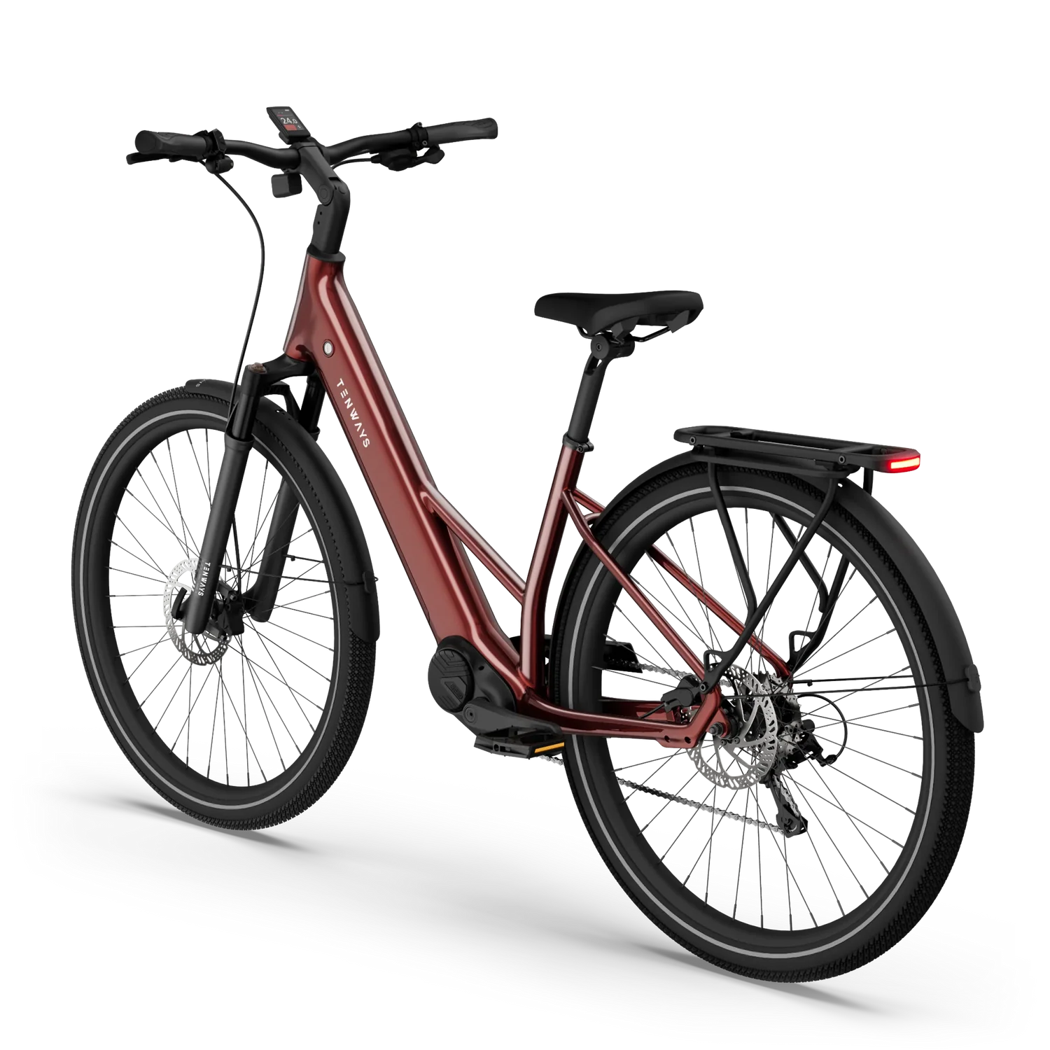 tenways-agoair-velvet-red-motor – 80 Nm middenmotor van de AGO Air