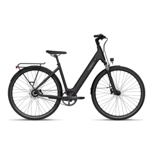 tenways-cgo800s-midnight-black-vooraanzicht – Stijlvolle elektrische fiets met middenmotor