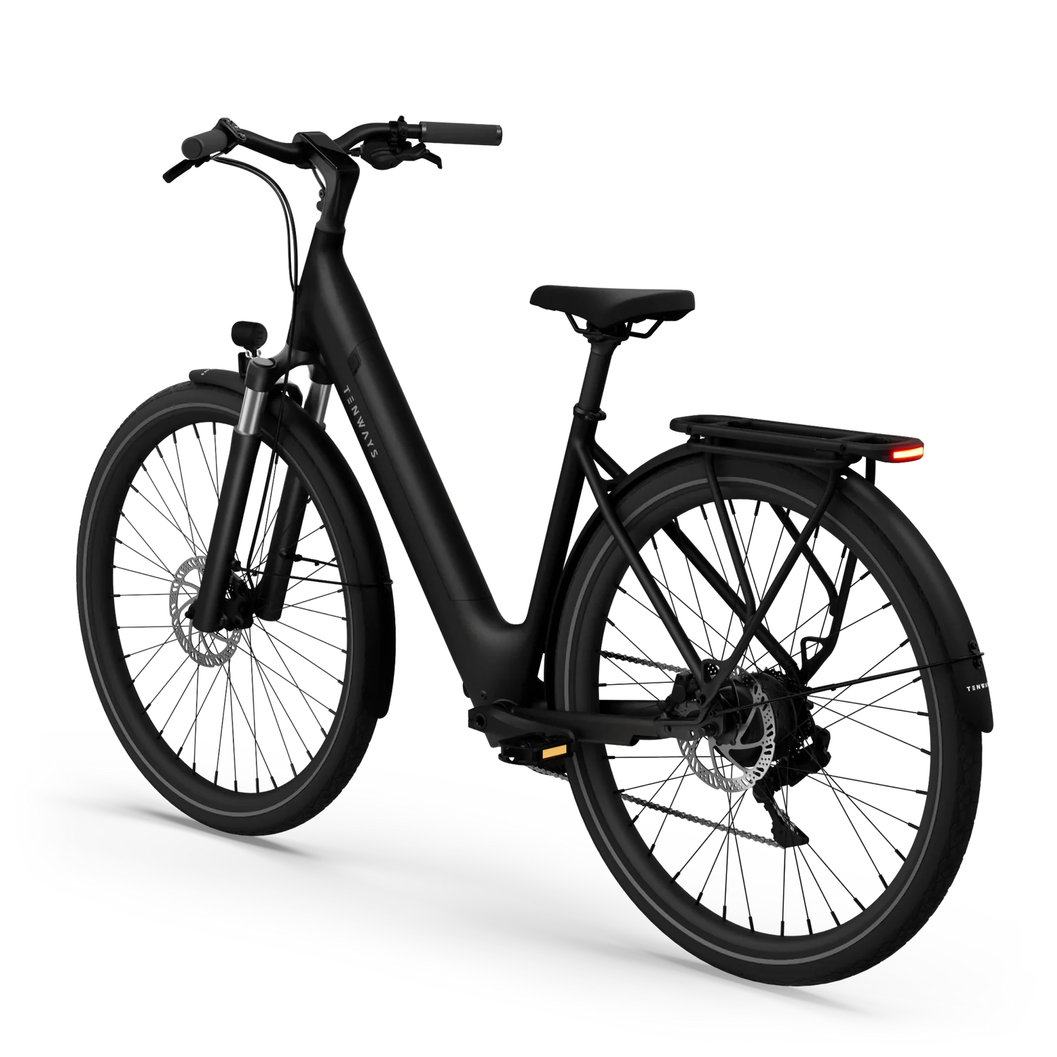 tenways-cgo800plus-midnight-black-versnellingen – Shimano Claris 8-speed transmissie