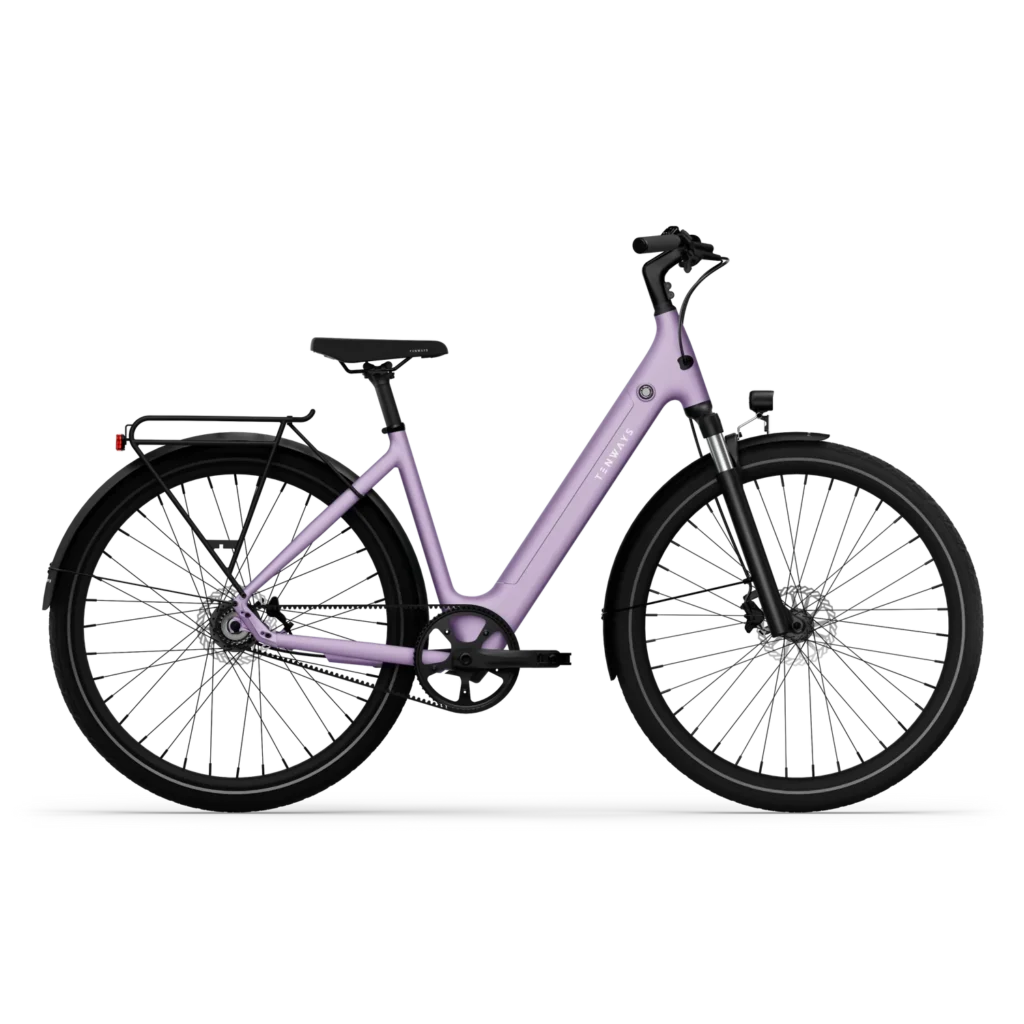 tenways-cgo800s-lavender-purple-vooraanzicht – Elegante Tenways CGO800S in Lavender Purple