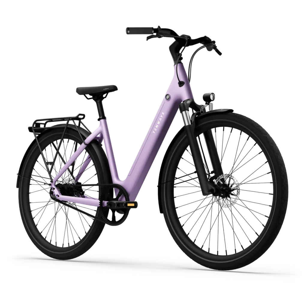 tenways-cgo800s-lavender-purple-display – Slim geïntegreerd display met app-connectiviteit