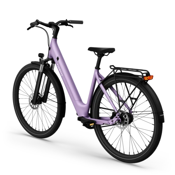 tenways-cgo800s-lavender-purple-riemaandrijving – Onderhoudsarme carbon belt drive van de CGO800S Lavender Purple