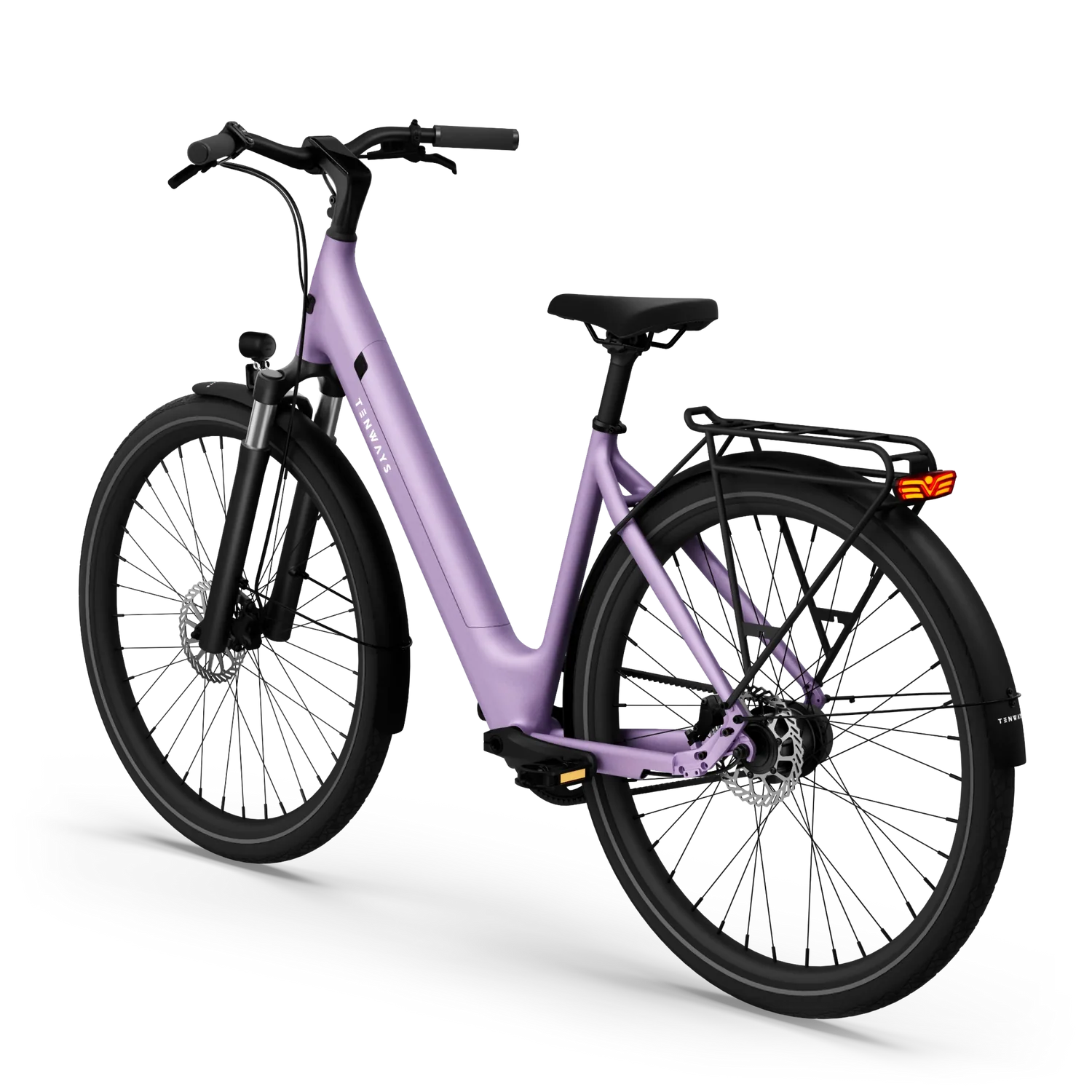 tenways-cgo800s-lavender-purple-riemaandrijving – Onderhoudsarme carbon belt drive van de CGO800S Lavender Purple
