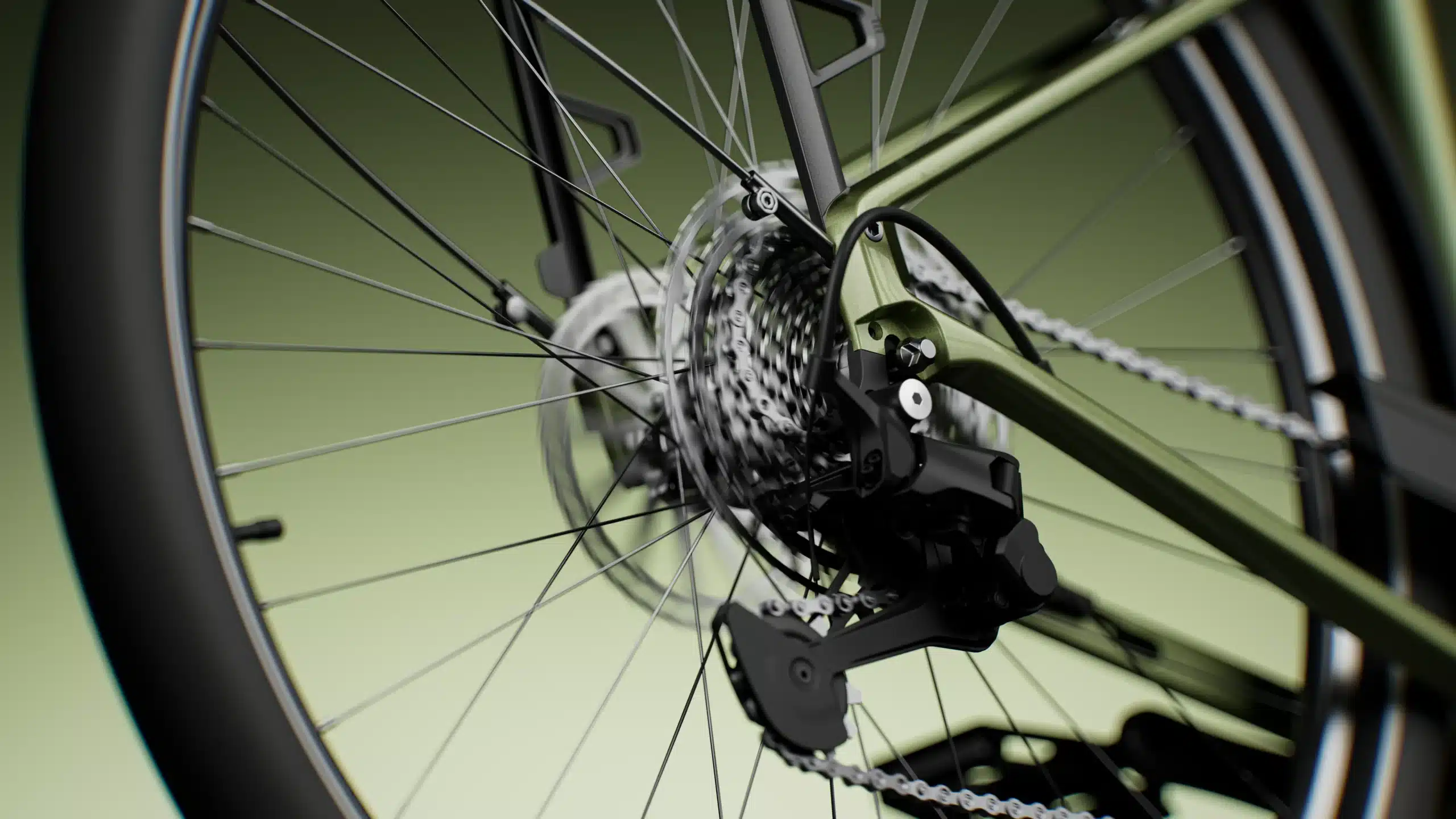 Tenways AGO X Special Edition Olive Moss - Afbeelding 9